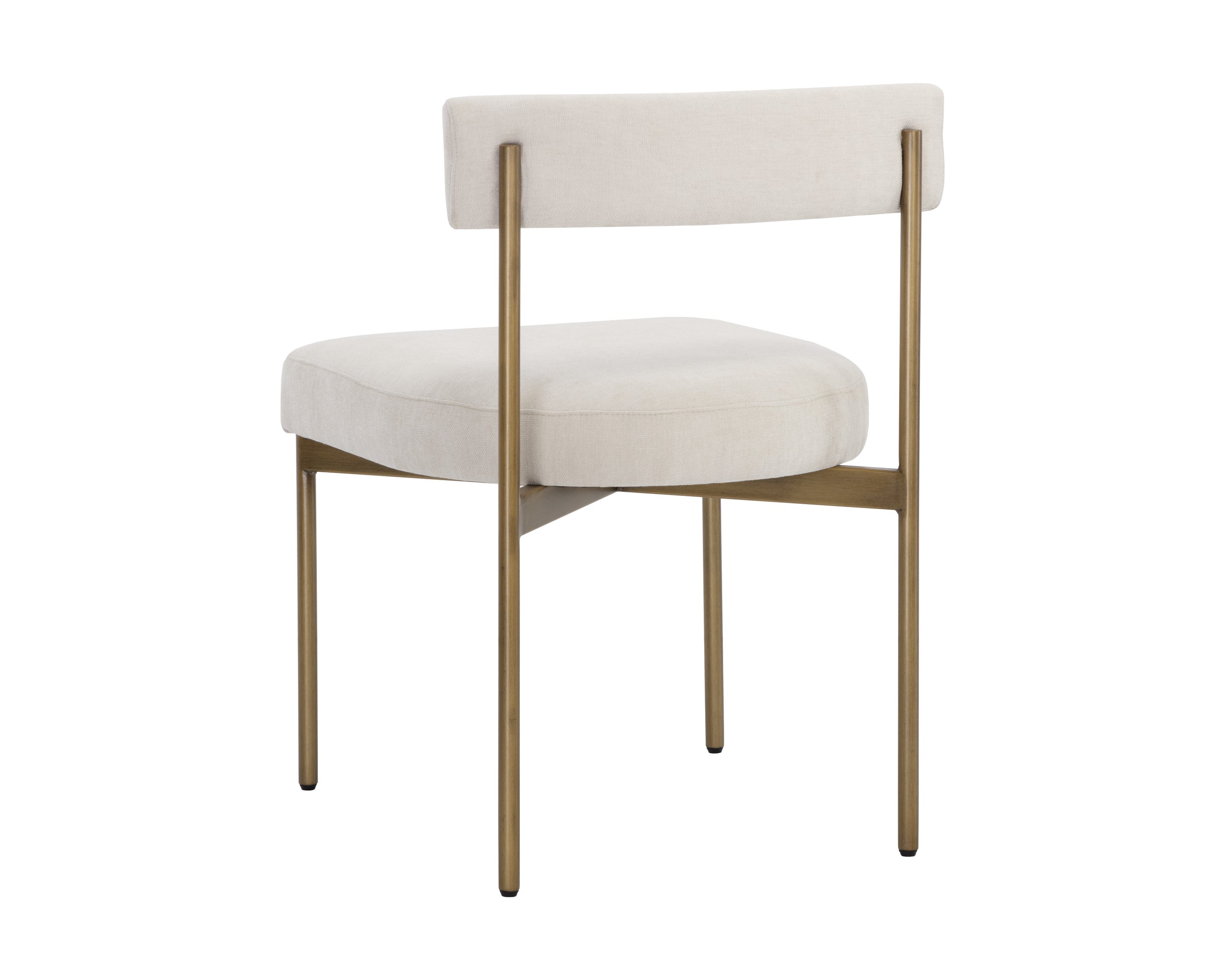 Seneca Dining Chair - Antique Brass - Danny Ivory