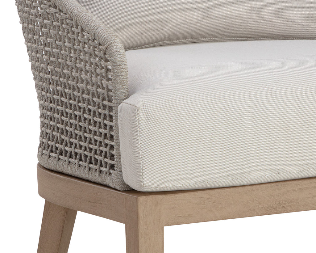 Capri Lounge Chair - Drift Brown - Palazzo Cream