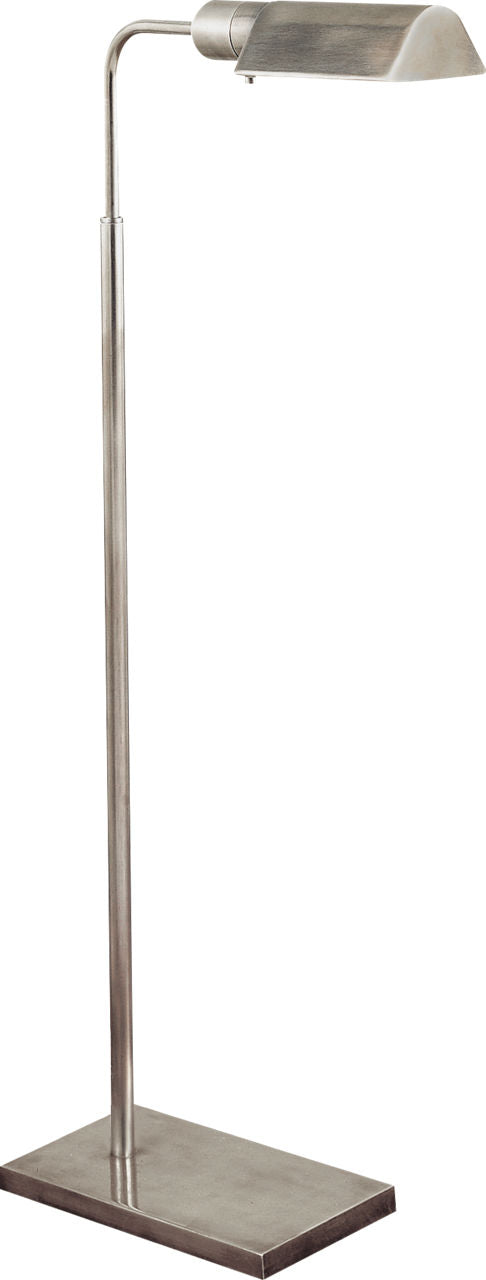 Studio Adjustable Floor Lamp | Antique Nickel