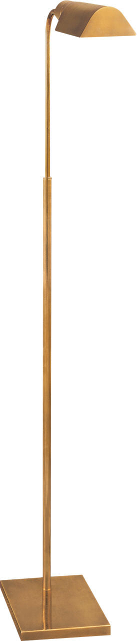 Studio Adjustable Floor Lamp | Hand-Rubbed Antique Brass