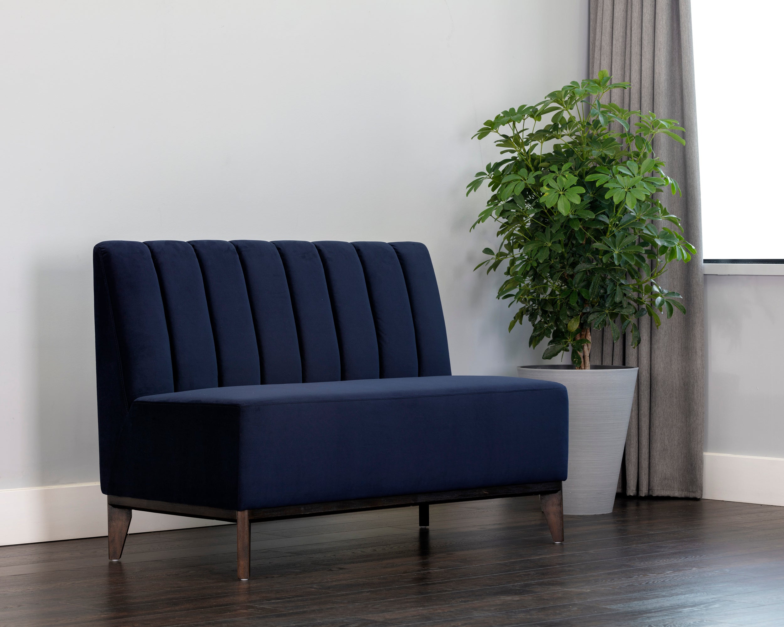 Kosovo Banquette - Brown - Abbington Navy