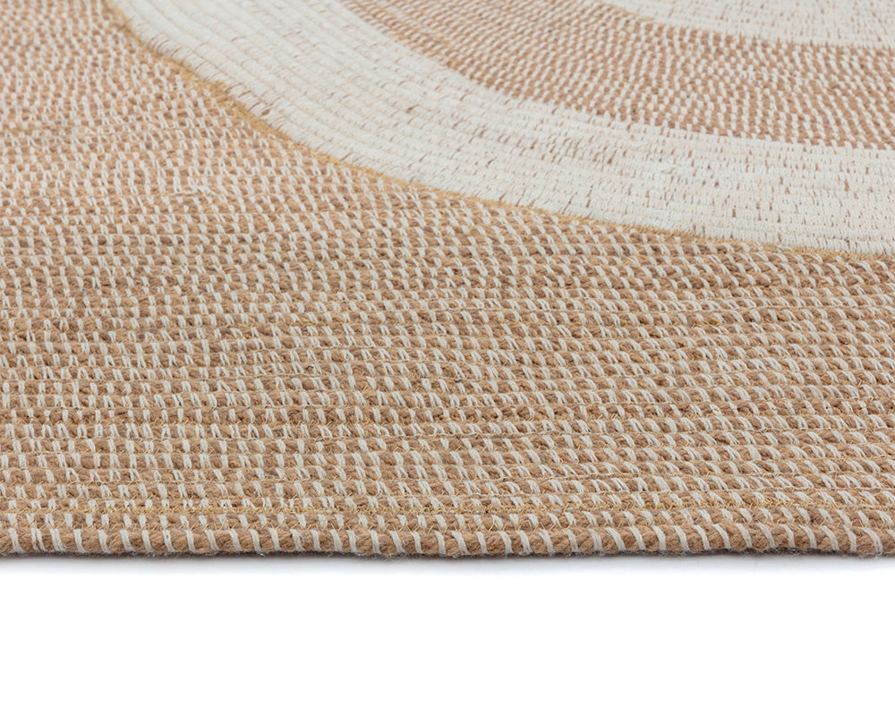 Derby Hand-Woven Rug - Sand / Cream - 10' X 14'