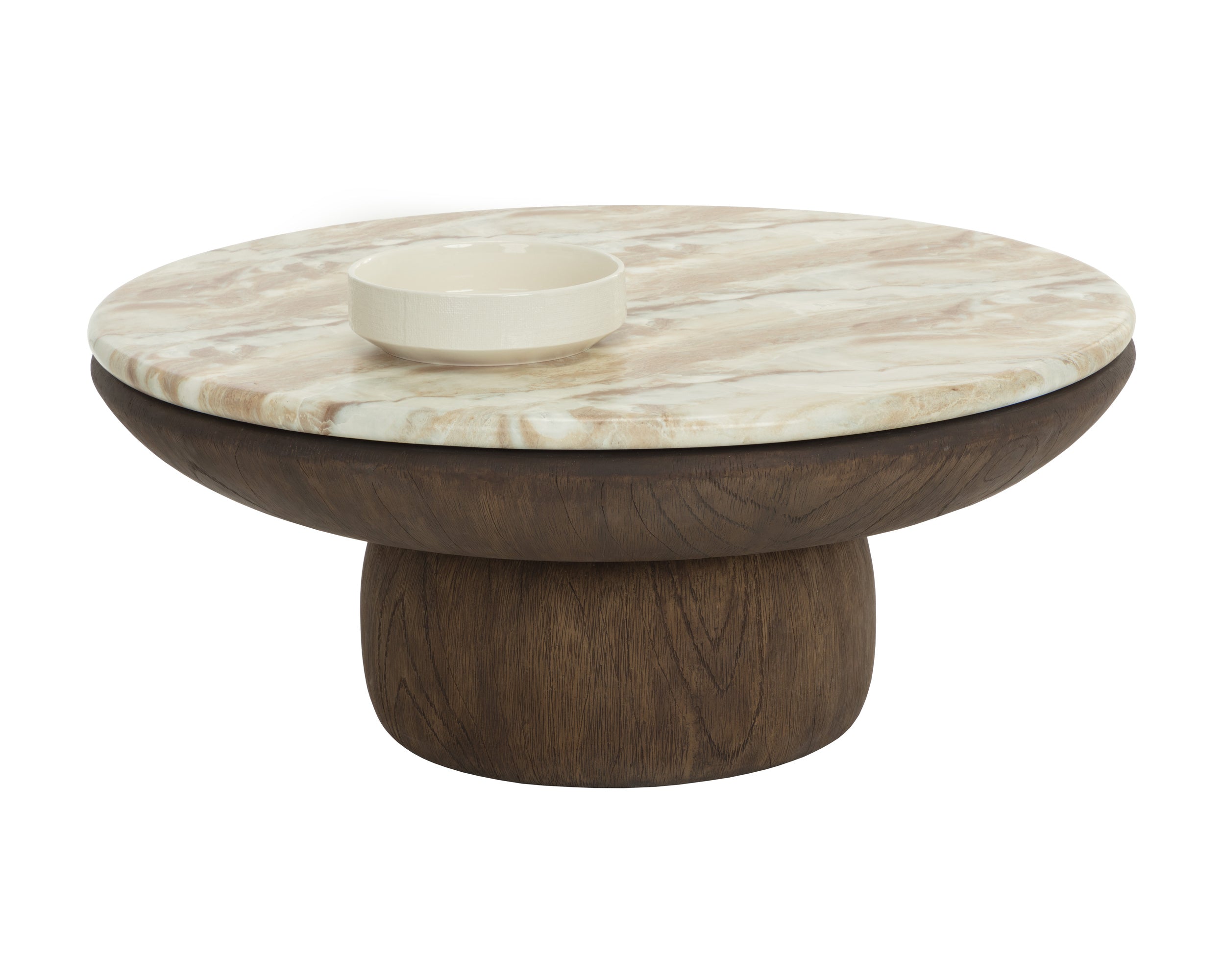 Orula Coffee Table - Marble Look - Macchiato