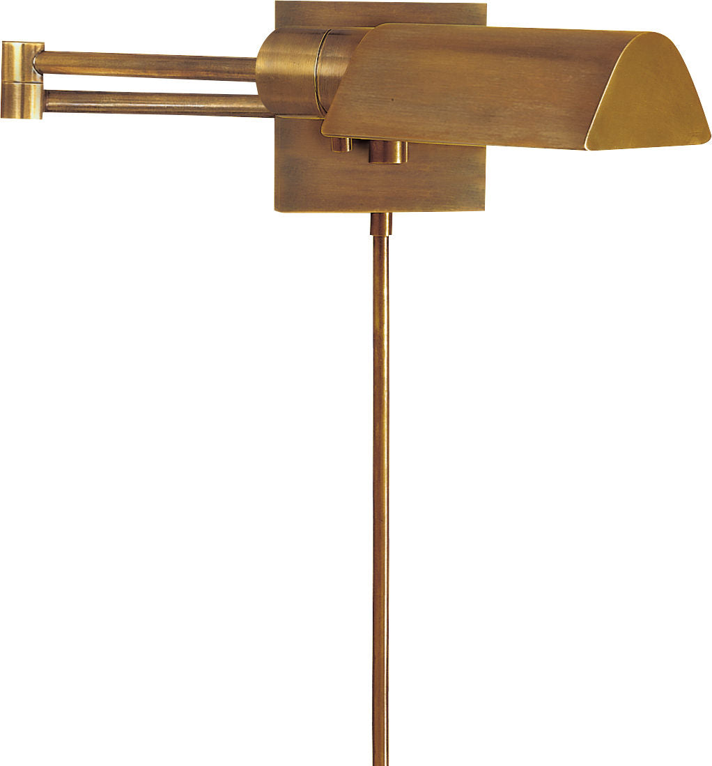 Studio Swing Arm Classic Wall Light | Hand-Rubbed Antique Brass
