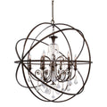 Solaris 40'' English Bronze Chandelier