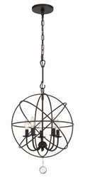 Solaris 17'' English Bronze Chandelier