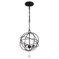 Solaris 12.5'' Black Chandelier