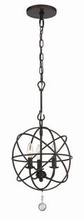 Solaris 12.5'' English Bronze Chandelier