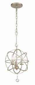 Solaris 12.5'' Olde Silver Chandelier
