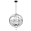 Solaris 22.5'' Black Chandelier