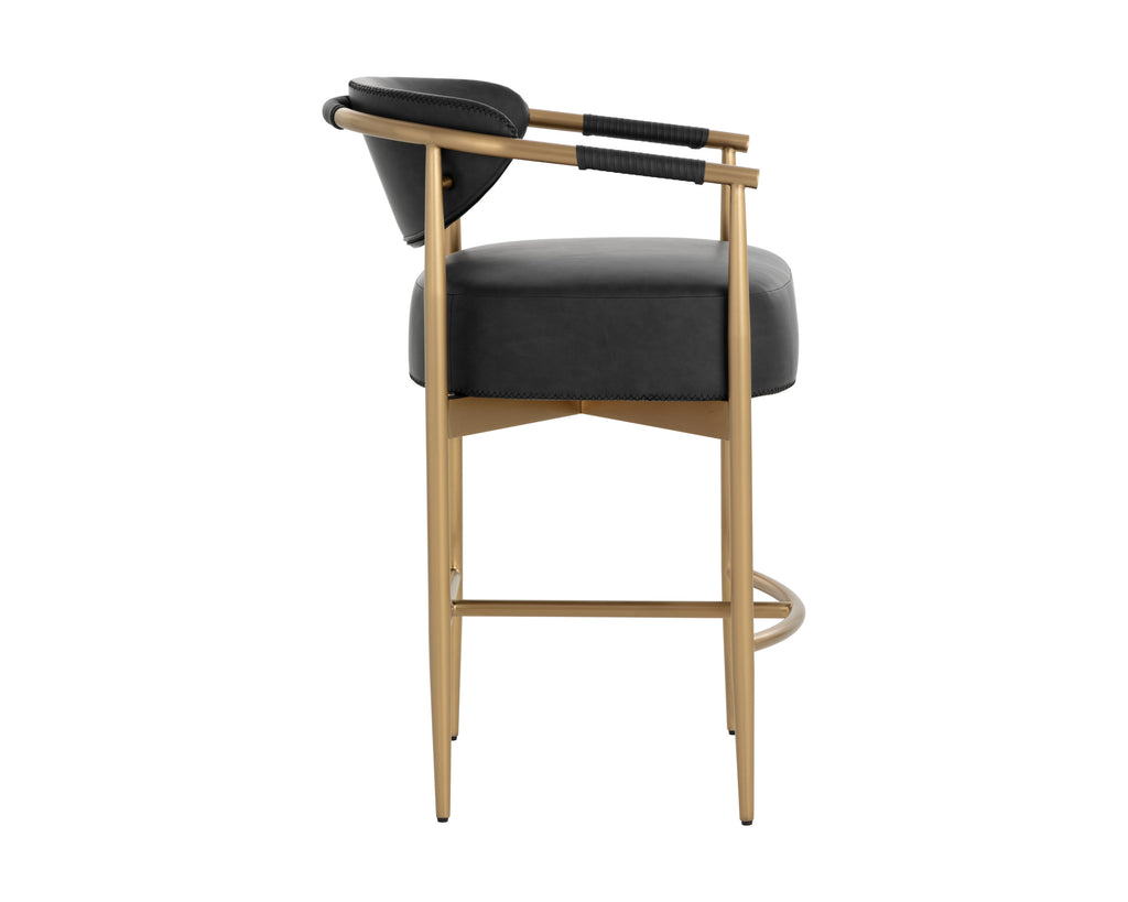Heloise Counter Stool - Bravo Black