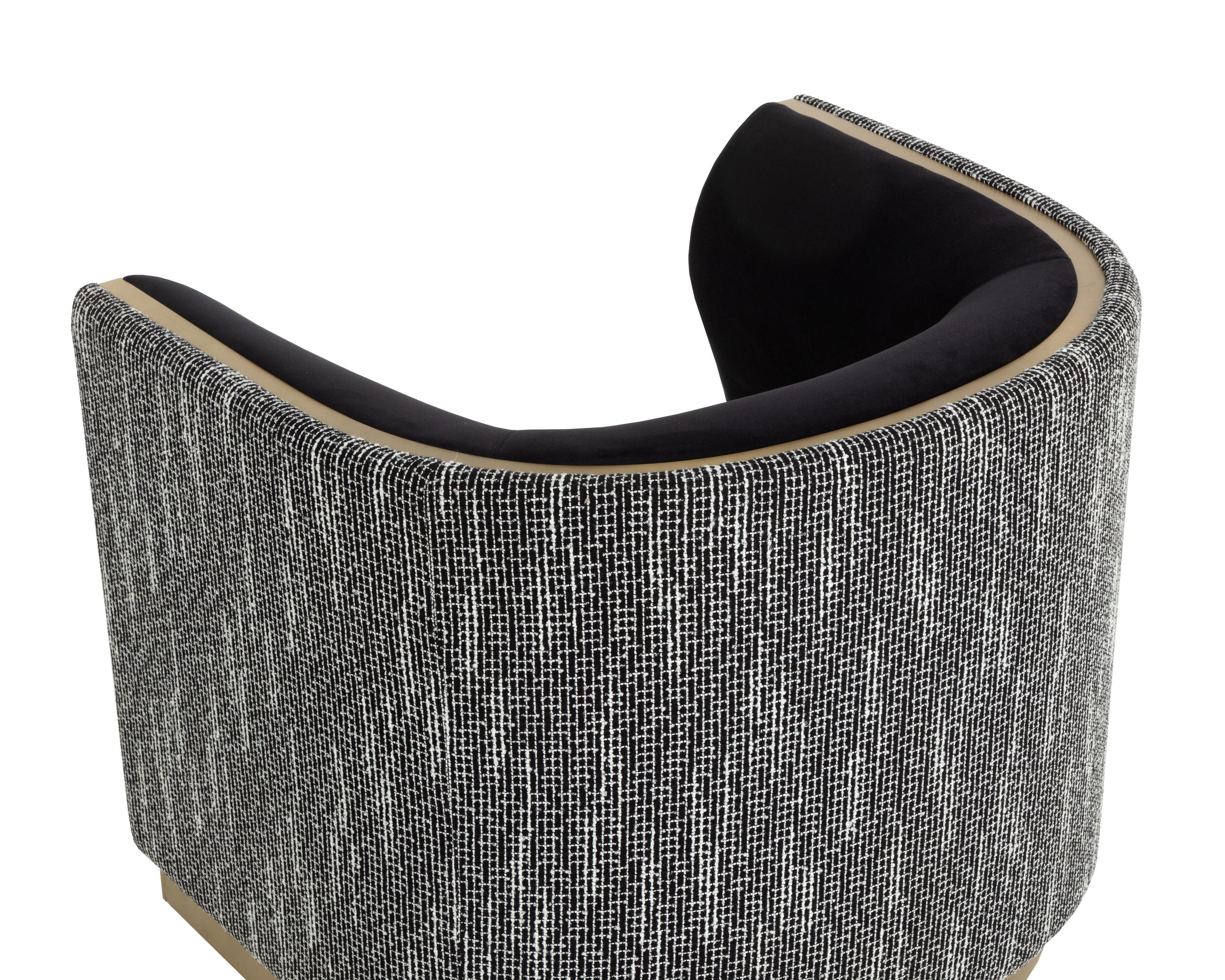 Larron Armchair - Abbington Black / Hobbes Night