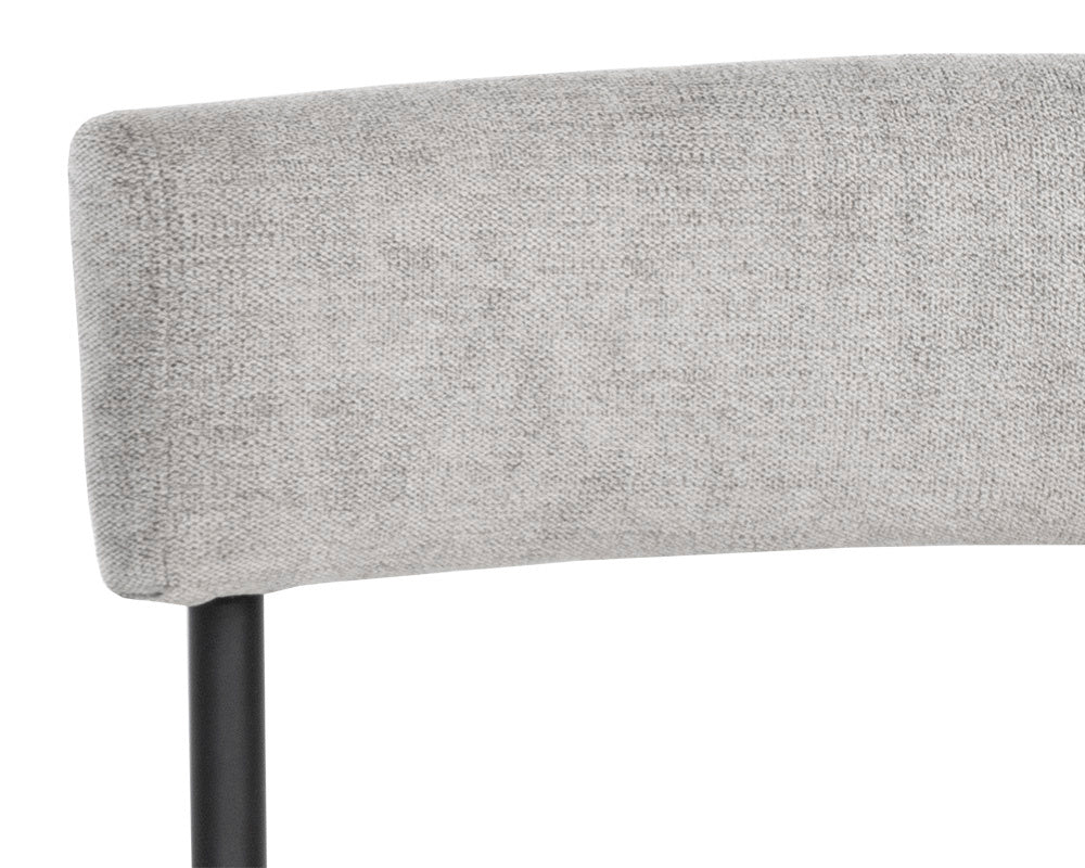 Seneca Dining Chair - Black - Polo Club Stone