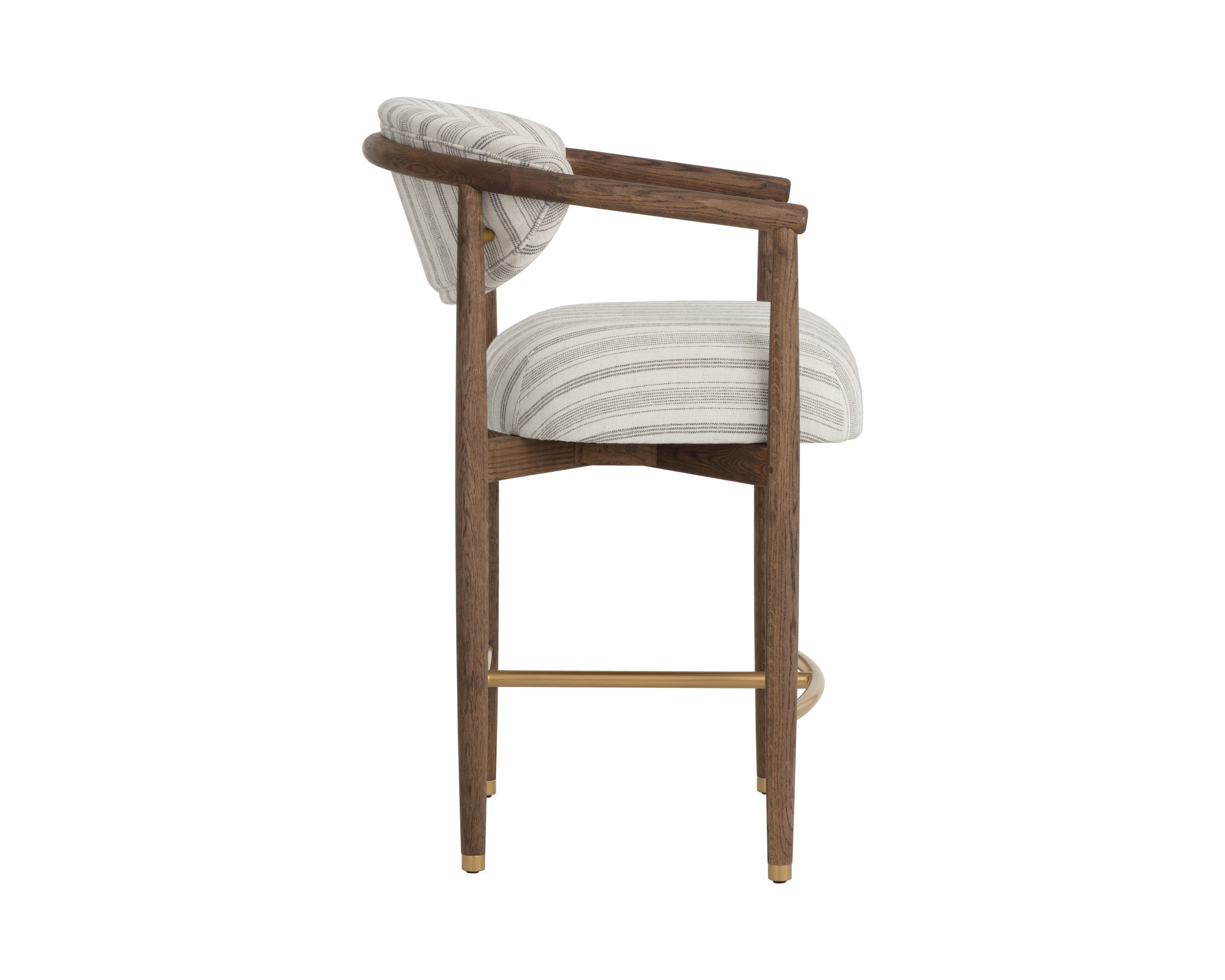 Sigrid Counter Stool - Antique Brown - Gifford Script