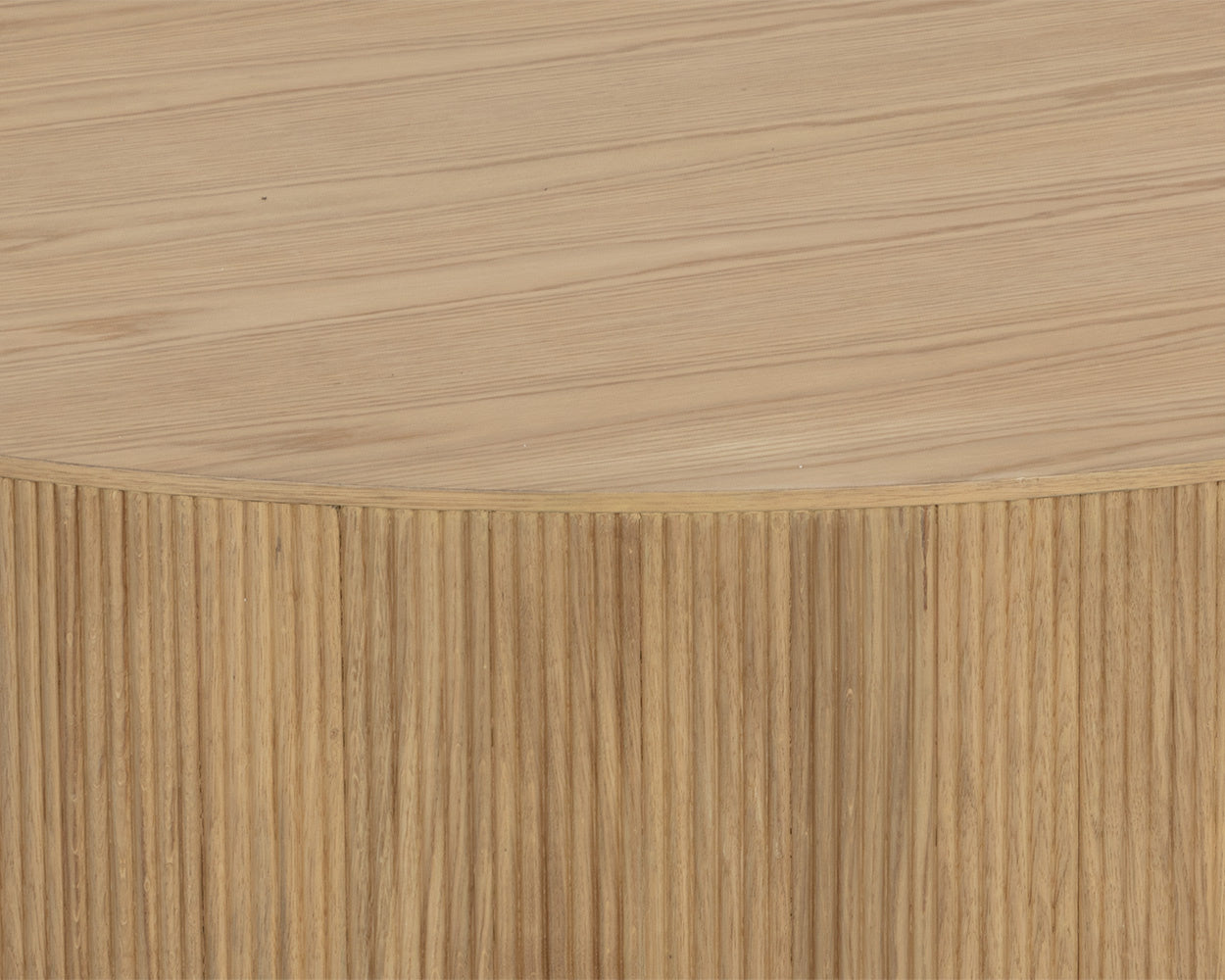 Kalla Coffee Table - Round - Rustic Oak