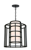 Brian Patrick Flynn Hulton 21'' Matte Black Chandelier