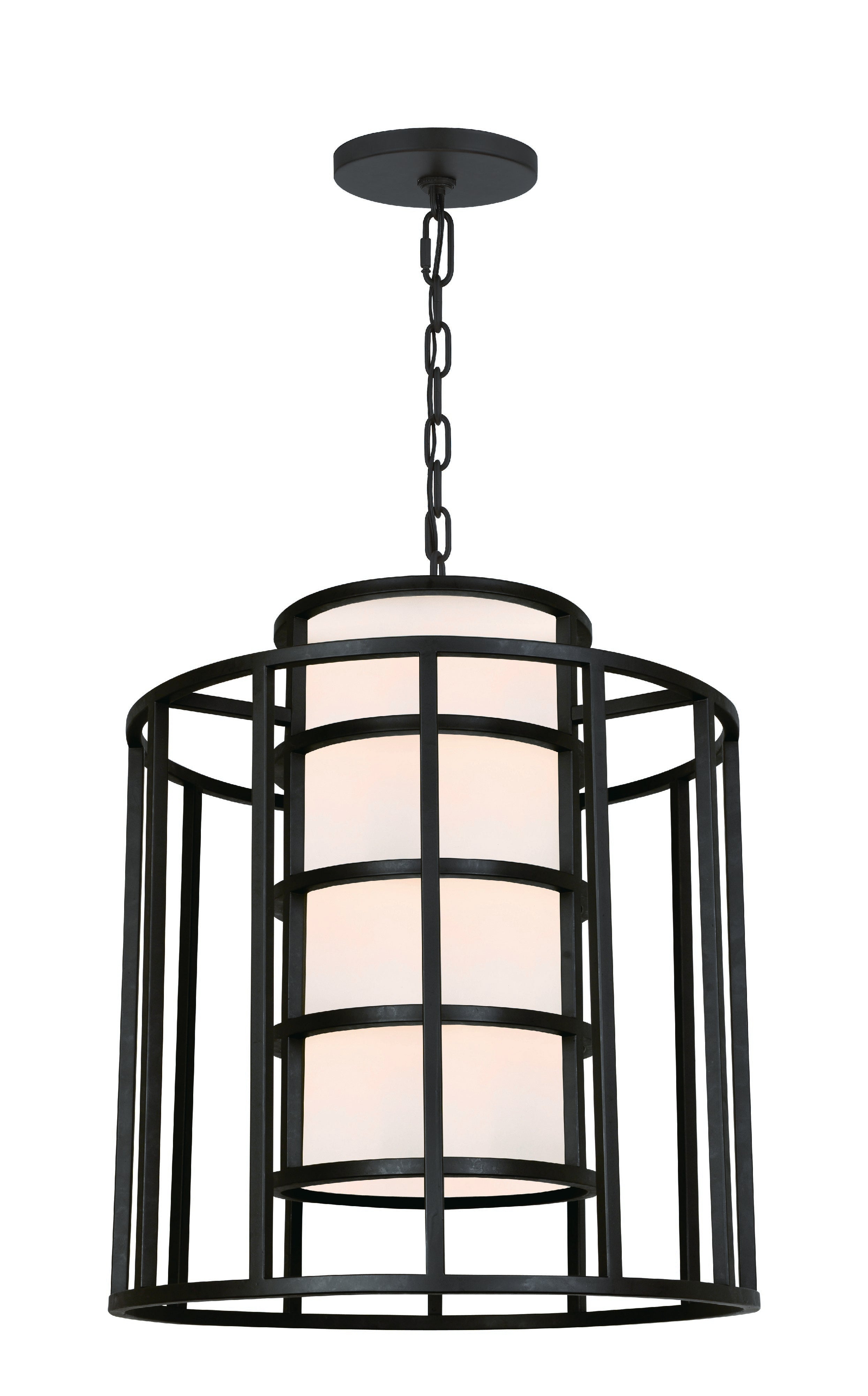 Brian Patrick Flynn Hulton 21'' Matte Black Chandelier