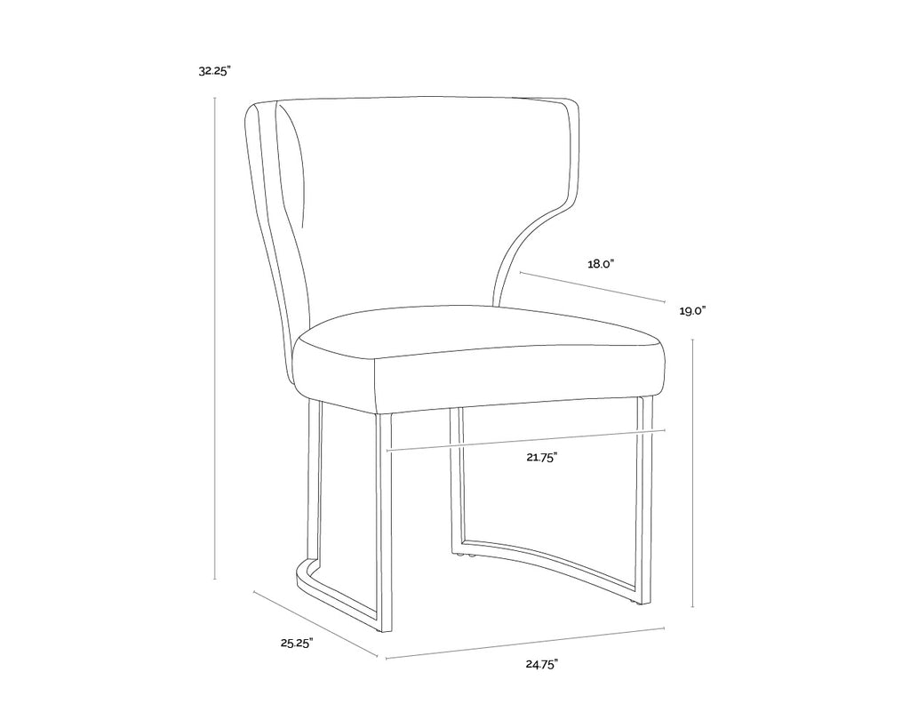 Yorkville Dining Chair - Moto Stucco