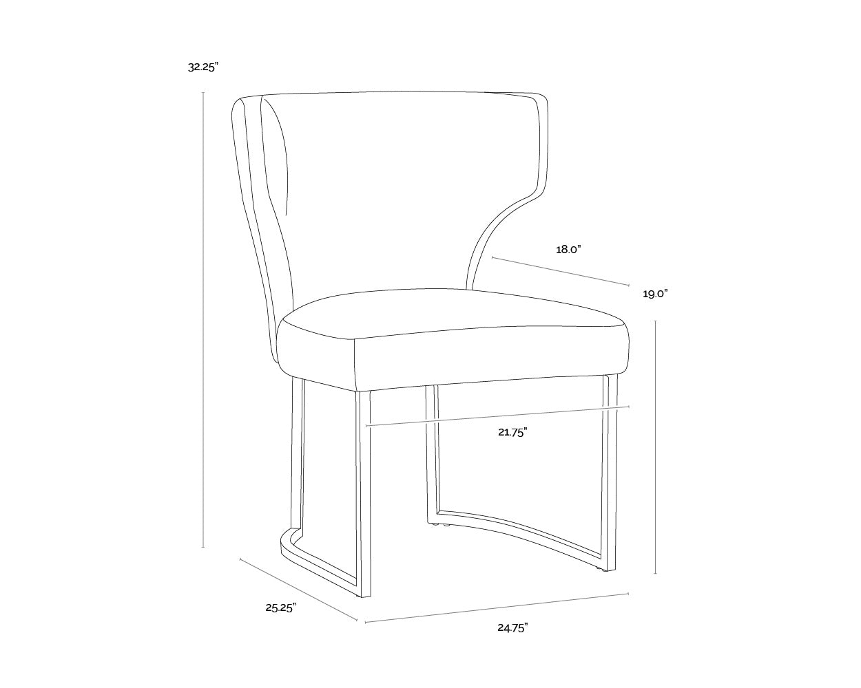 Yorkville Dining Chair - Moto Stucco
