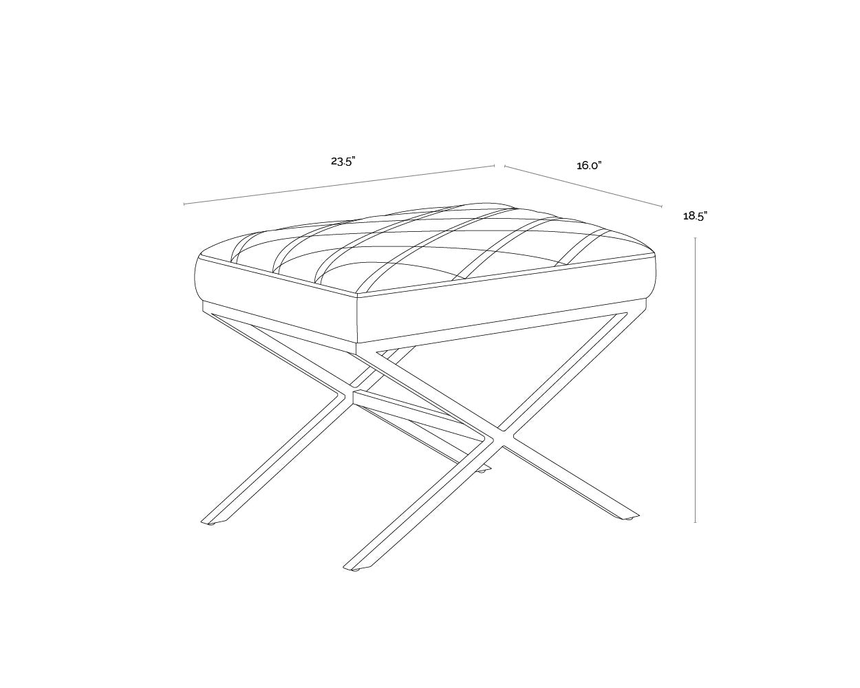 Wisconsin Stool - Bravo Cream