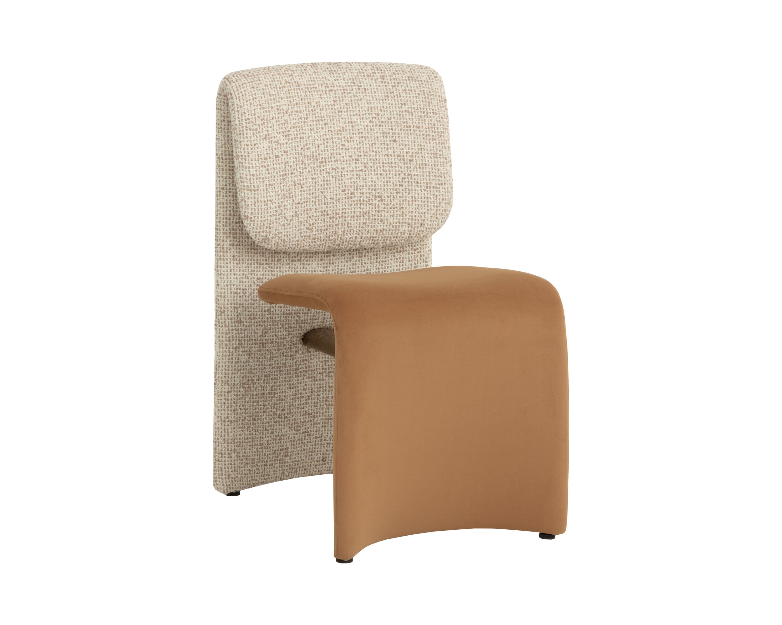 Dunnington Dining Chair - Gold - Kona Camel / Noah Ecru