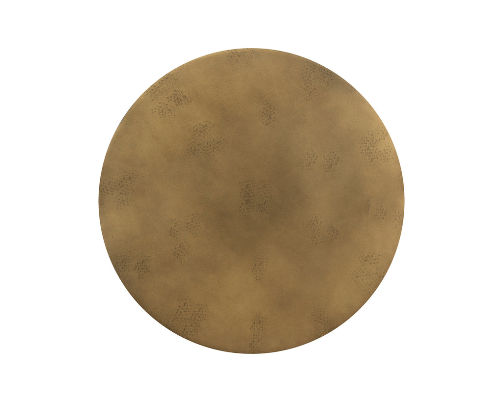 Bernaby End Table - Antique Brass