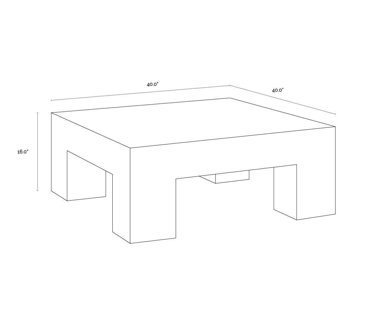 Renley Coffee Table - Black