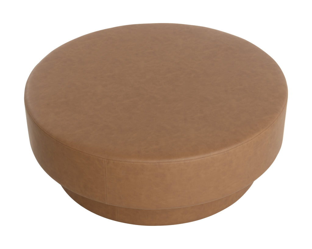 Arlo Ottoman - Milliken Cognac