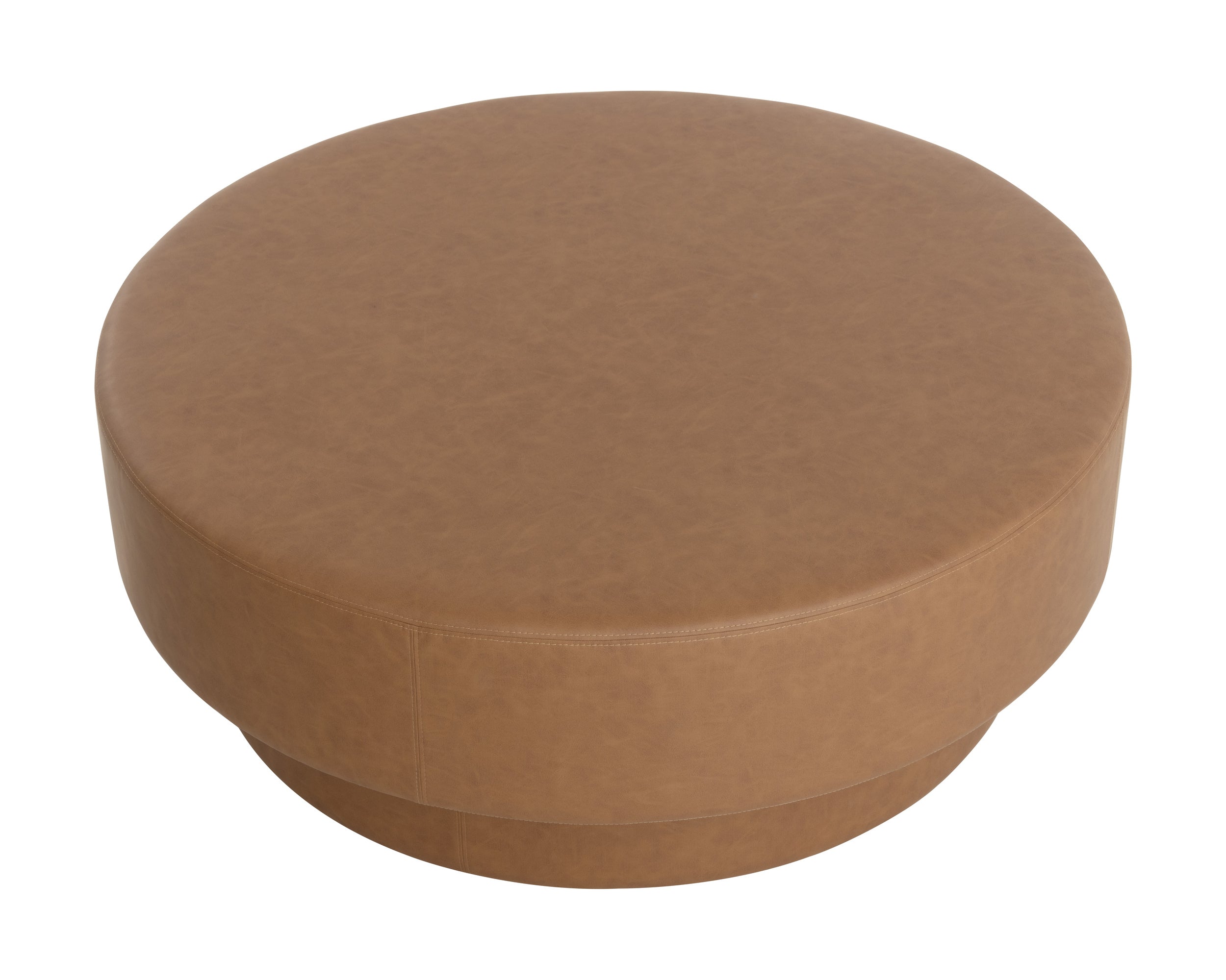 Arlo Ottoman - Milliken Cognac
