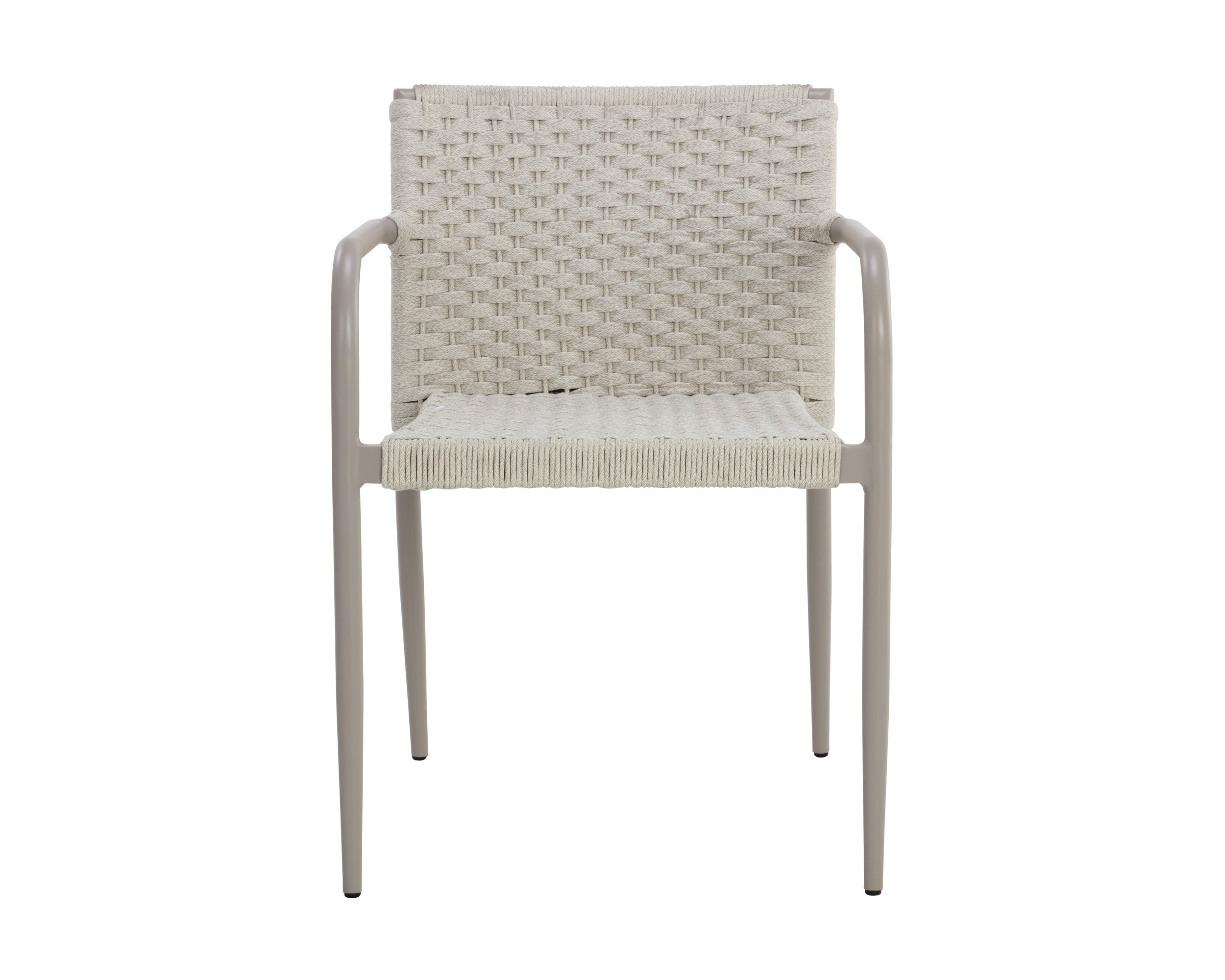 Casella Stackable Dining Armchair - Greige - Cream