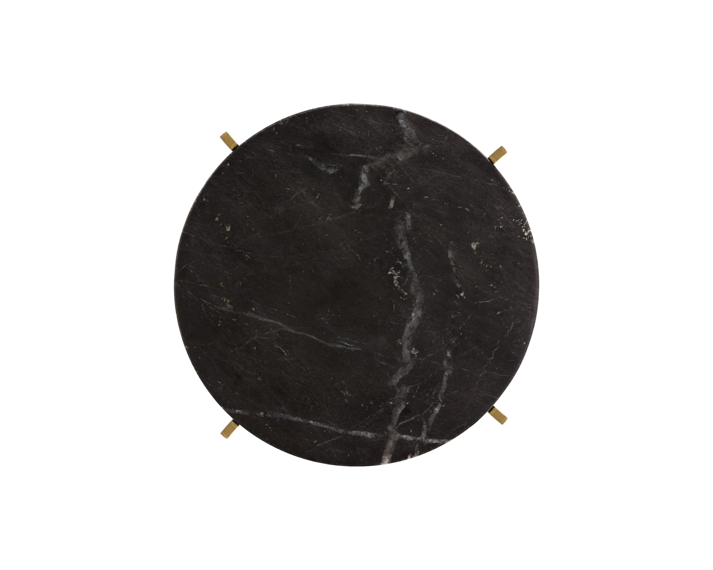 Anak End Table - Black Marble