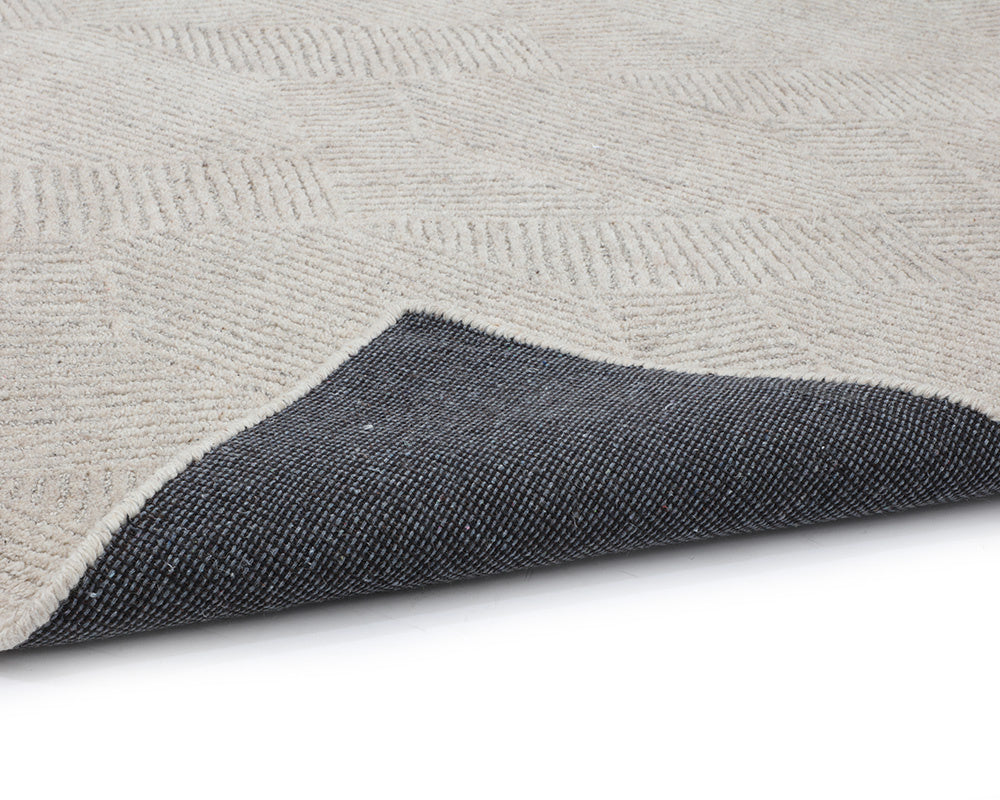 Calais Hand-Tufted Rug - Oatmeal / Grey - 6' X 9'