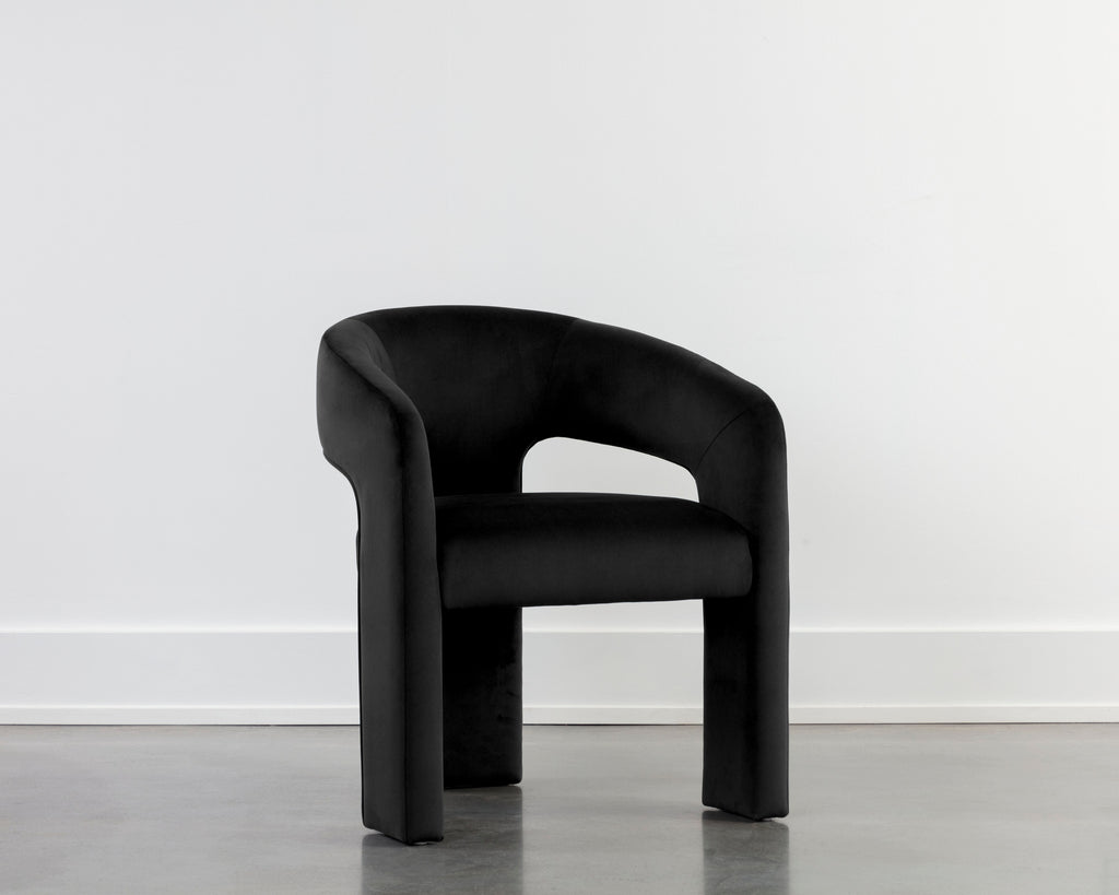 Isidore Dining Armchair - Abbington Black
