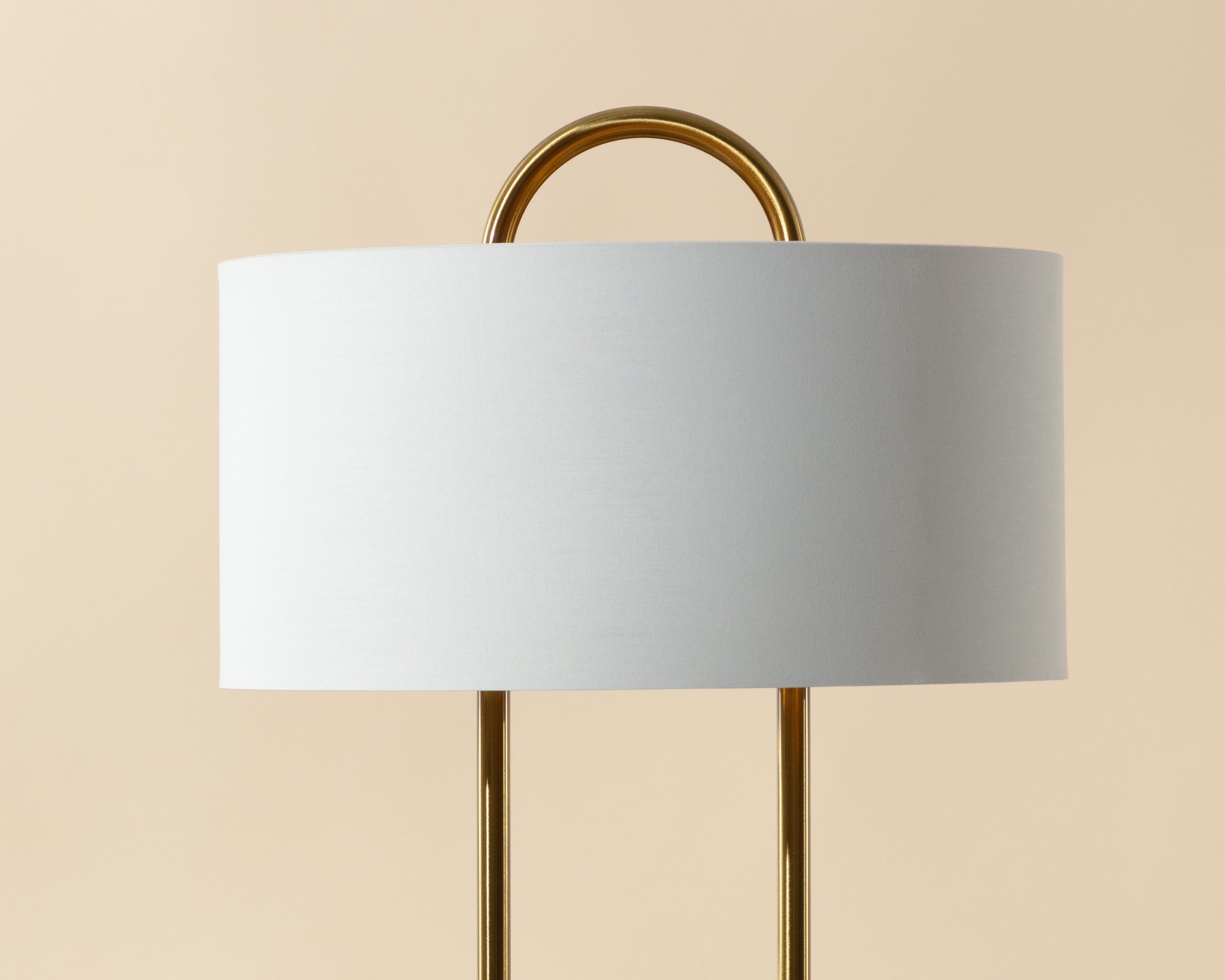 Kezna Table Lamp - White Marble - Matte White