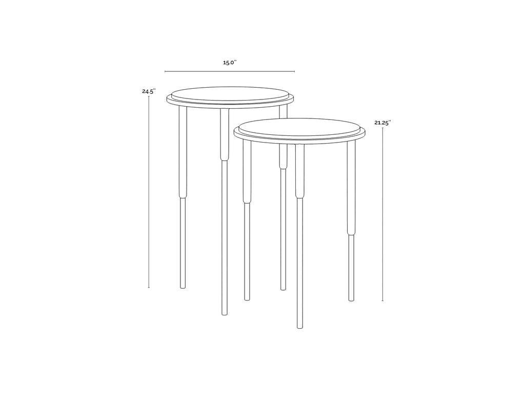 Kyrie Nesting End Tables (Set Of 2)