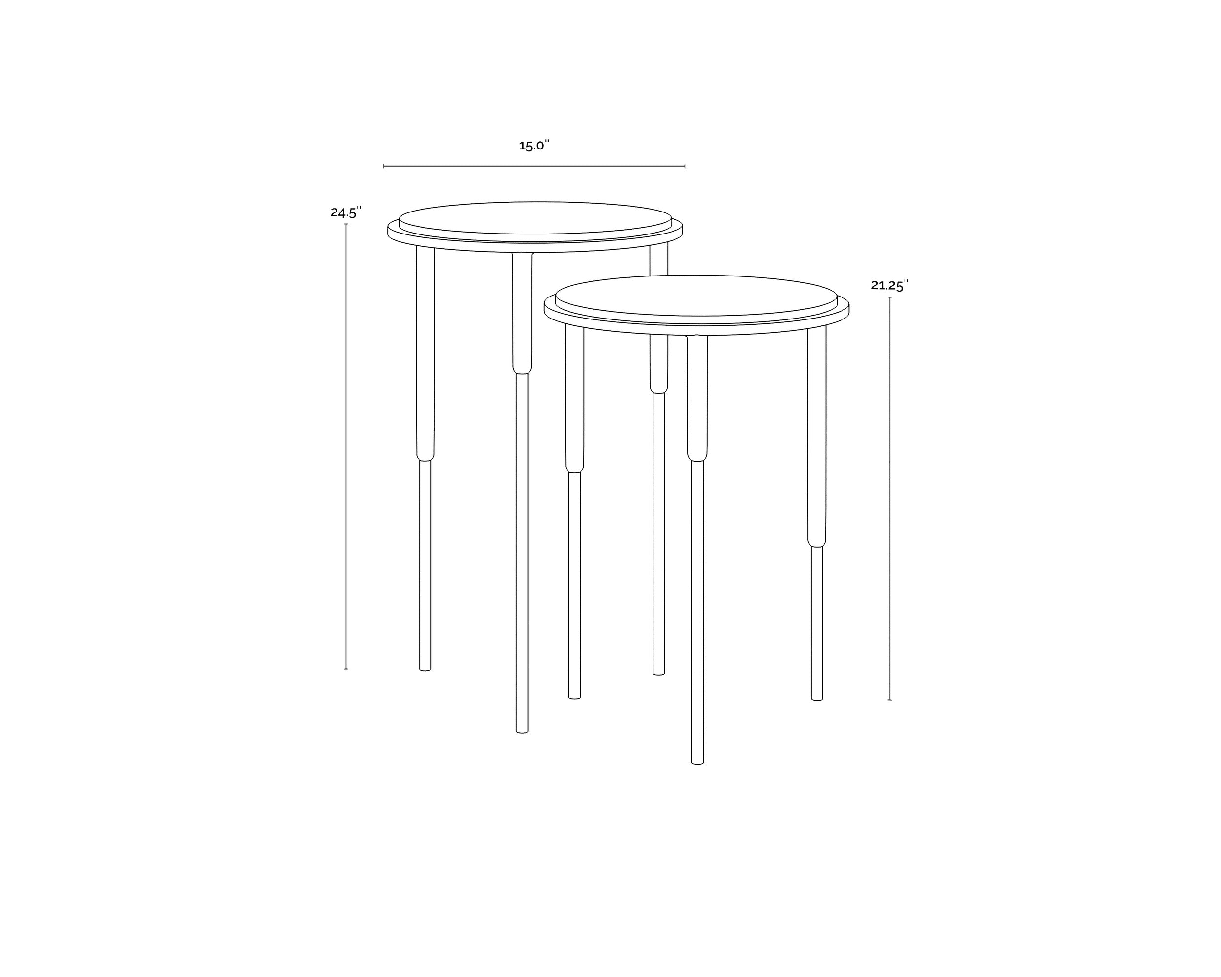 Kyrie Nesting End Tables (Set Of 2)