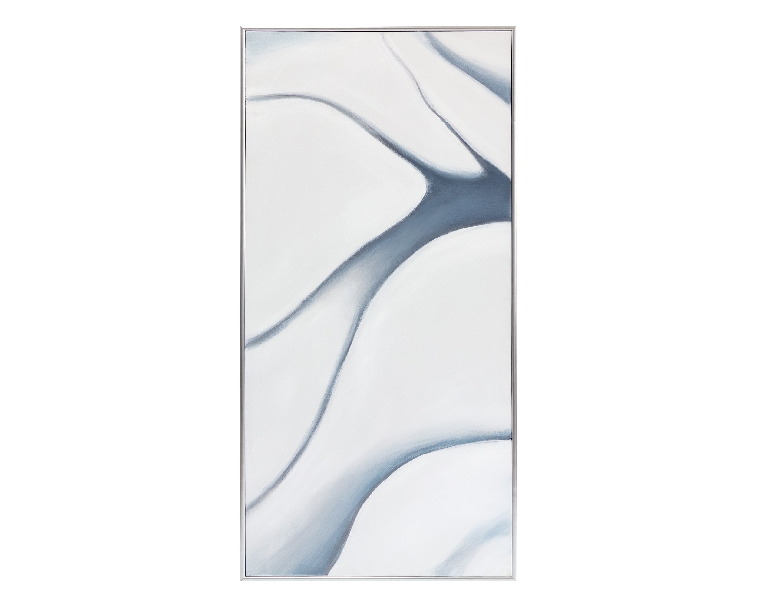 Meditation (Set Of 3) - 30" X 60" - Silver Floater Frame