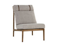 Elanor Lounge Chair - Walnut - Altro Cappuccino