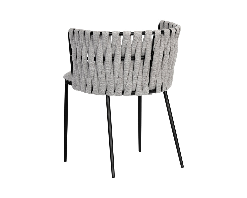 Sarai Dining Armchair - Belfast Heather Grey
