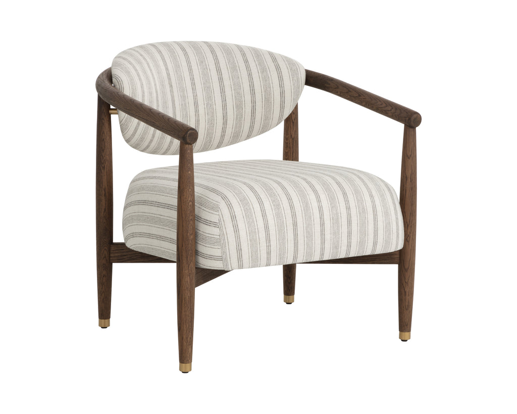 Sigrid Lounge Chair - Antique Brown - Gifford Script