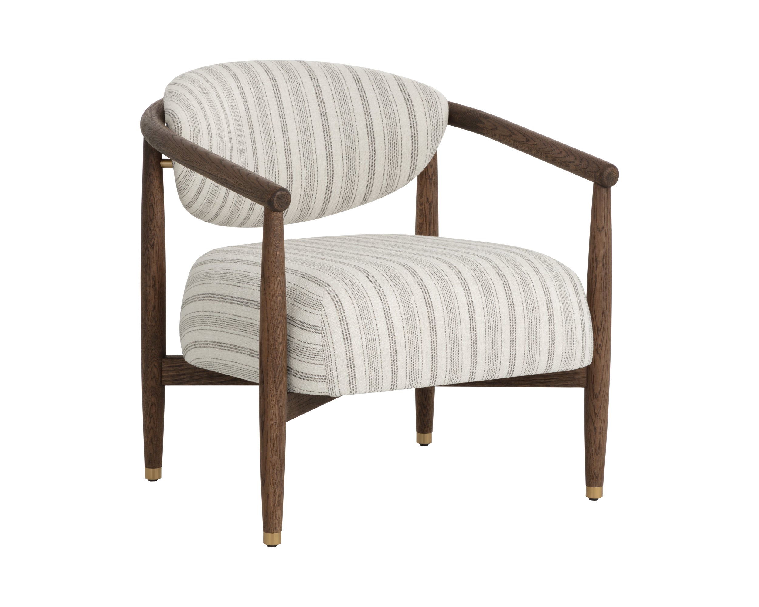 Sigrid Lounge Chair - Antique Brown - Gifford Script