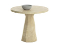 Kliff Bistro Table - Travertine Look - Natural