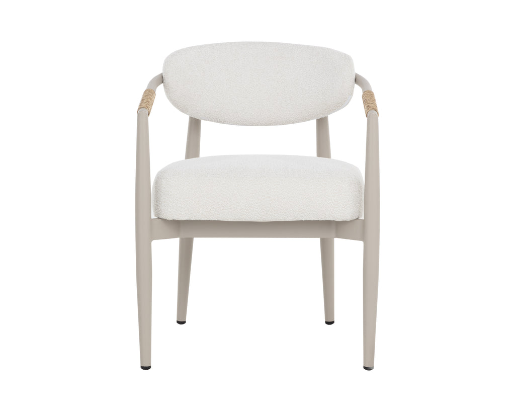 Marita Dining Armchair - Greige - Louis Cream