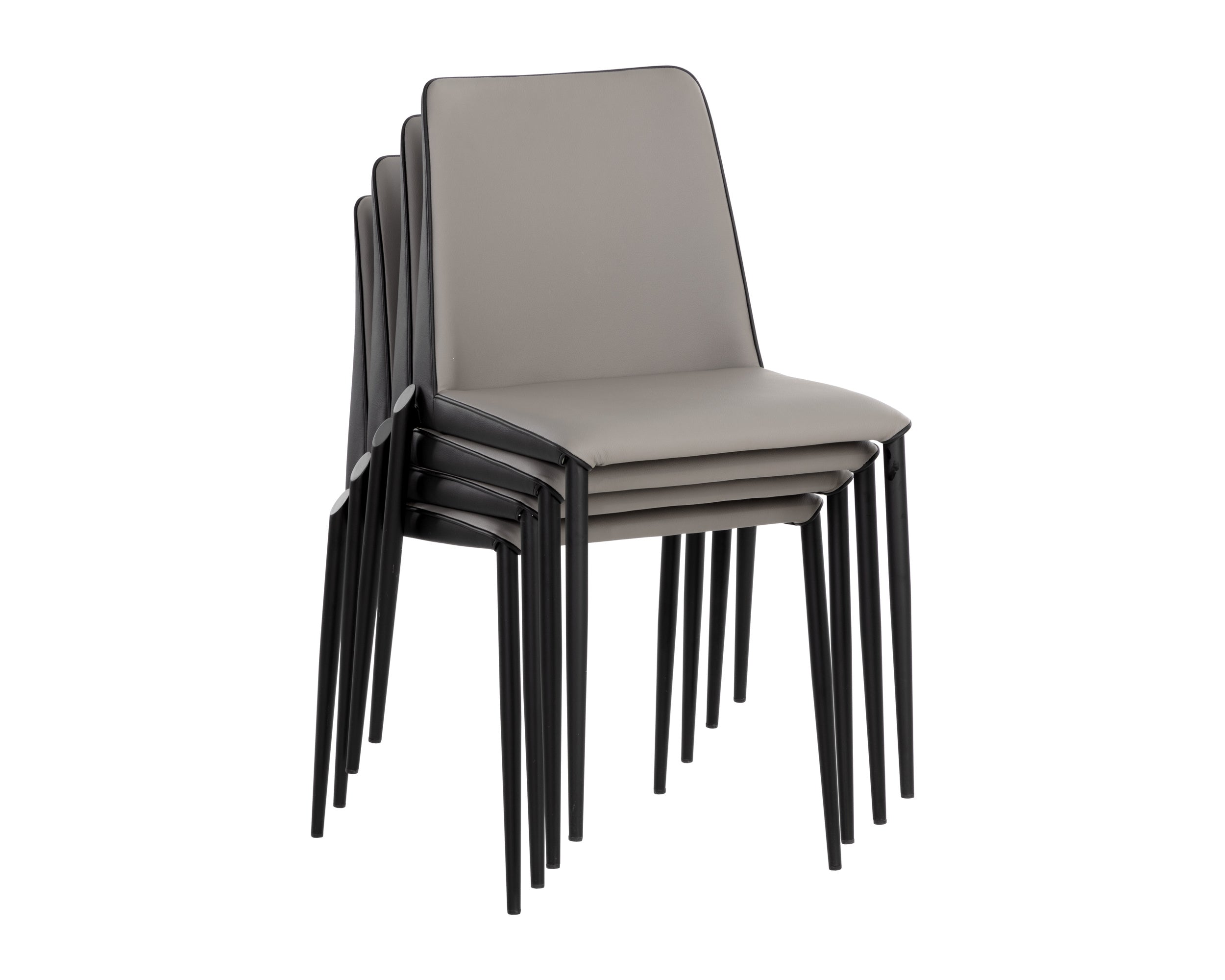 Renee Stackable Dining Chair - Black - Dillon Stratus / Dillon Black