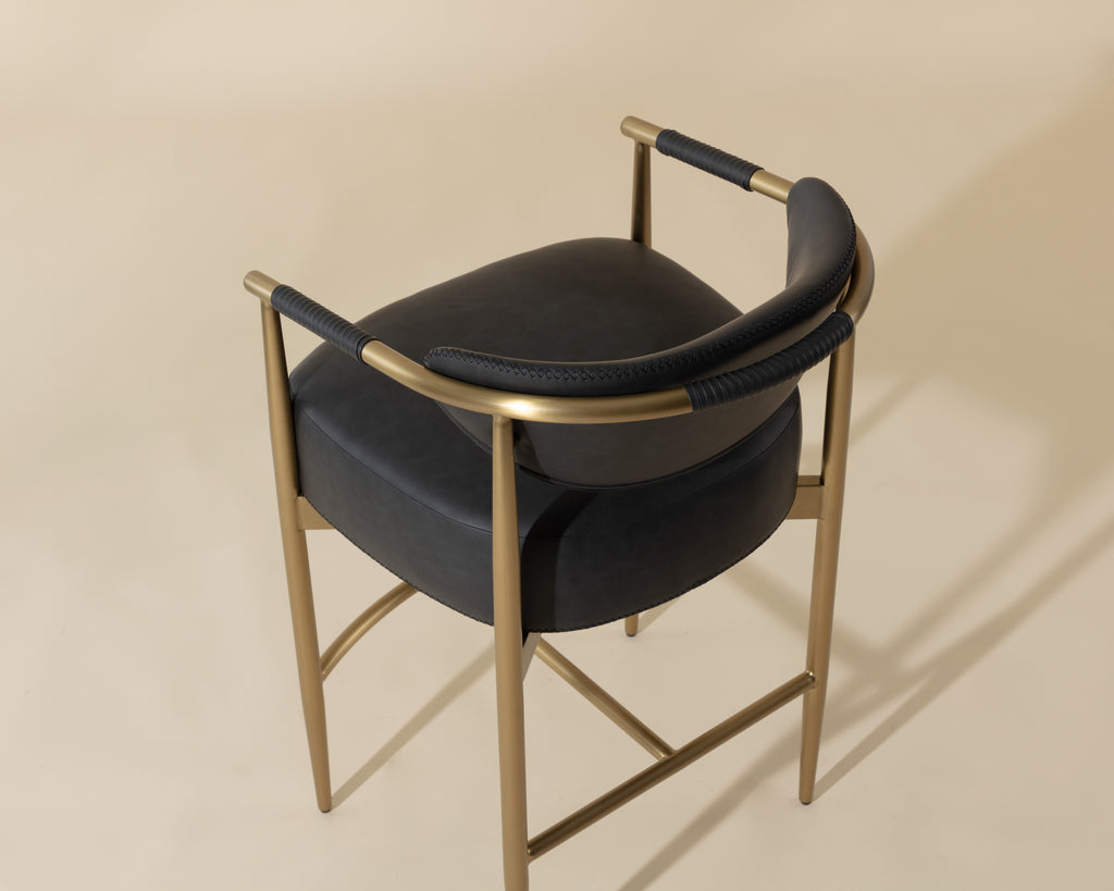 Heloise Counter Stool - Bravo Black