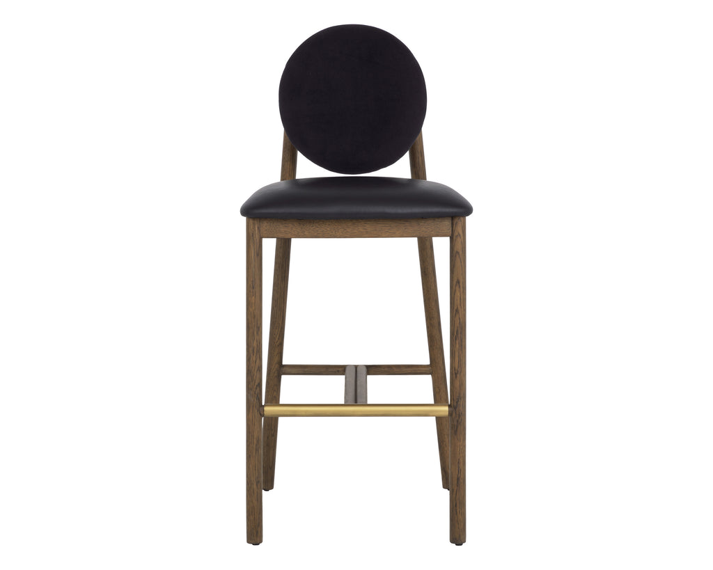 Orabell Barstool - Bravo Black / Abbington Black