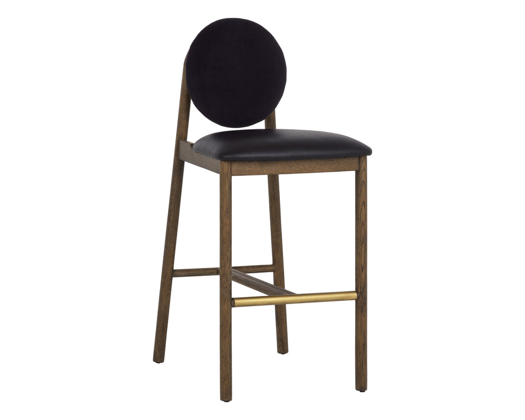 Orabell Barstool - Bravo Black / Abbington Black