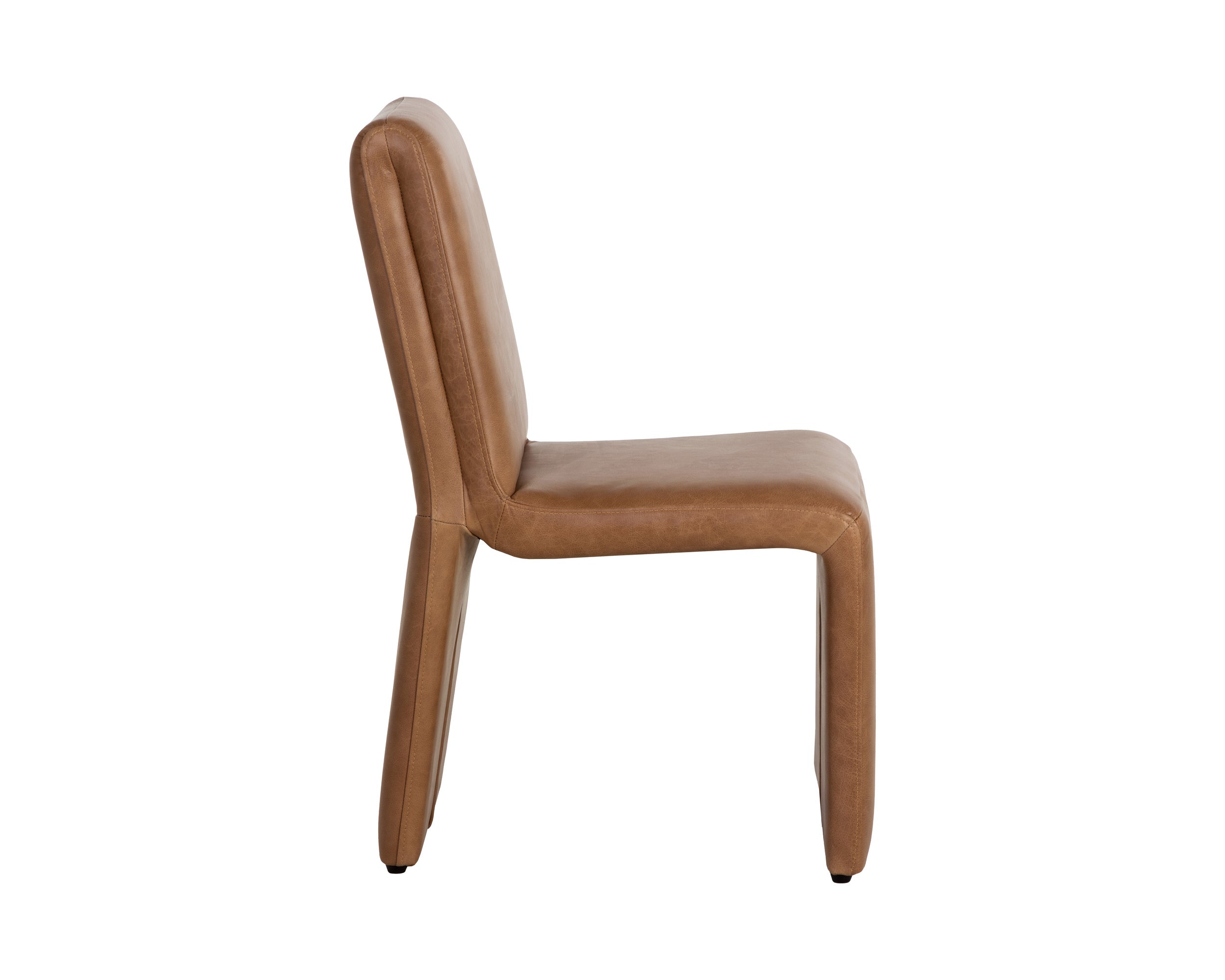 Cascata Dining Chair - Marseille Camel Leather