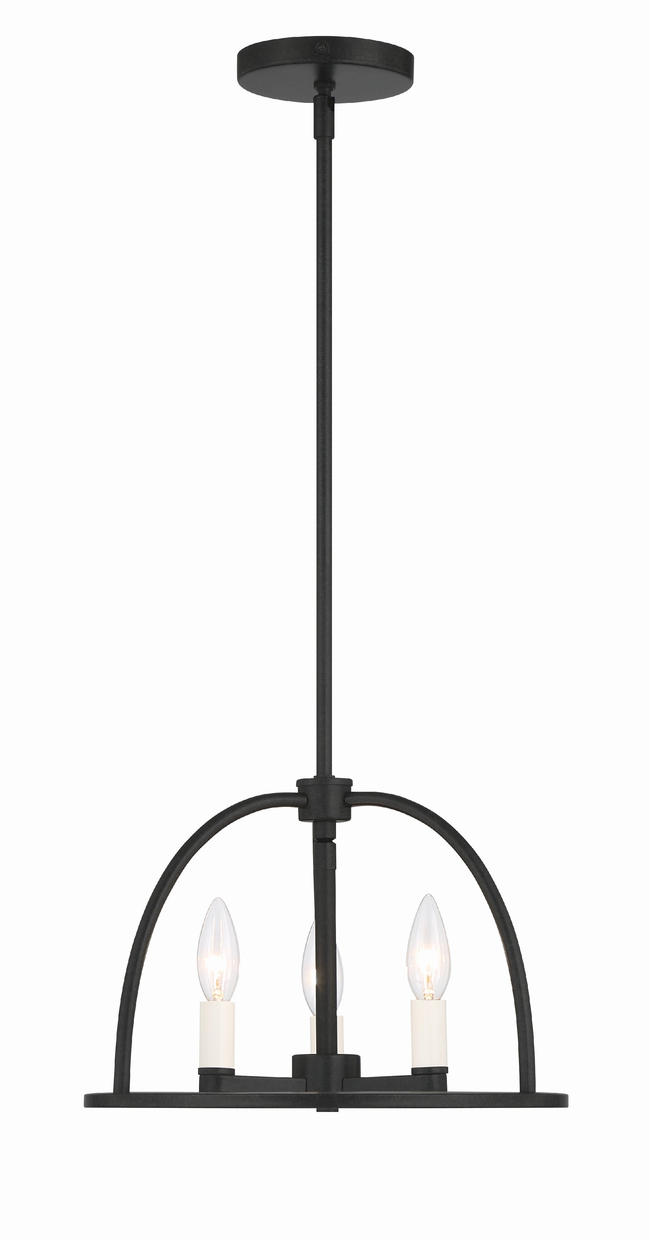 Abbott 13.75'' Black Chandelier
