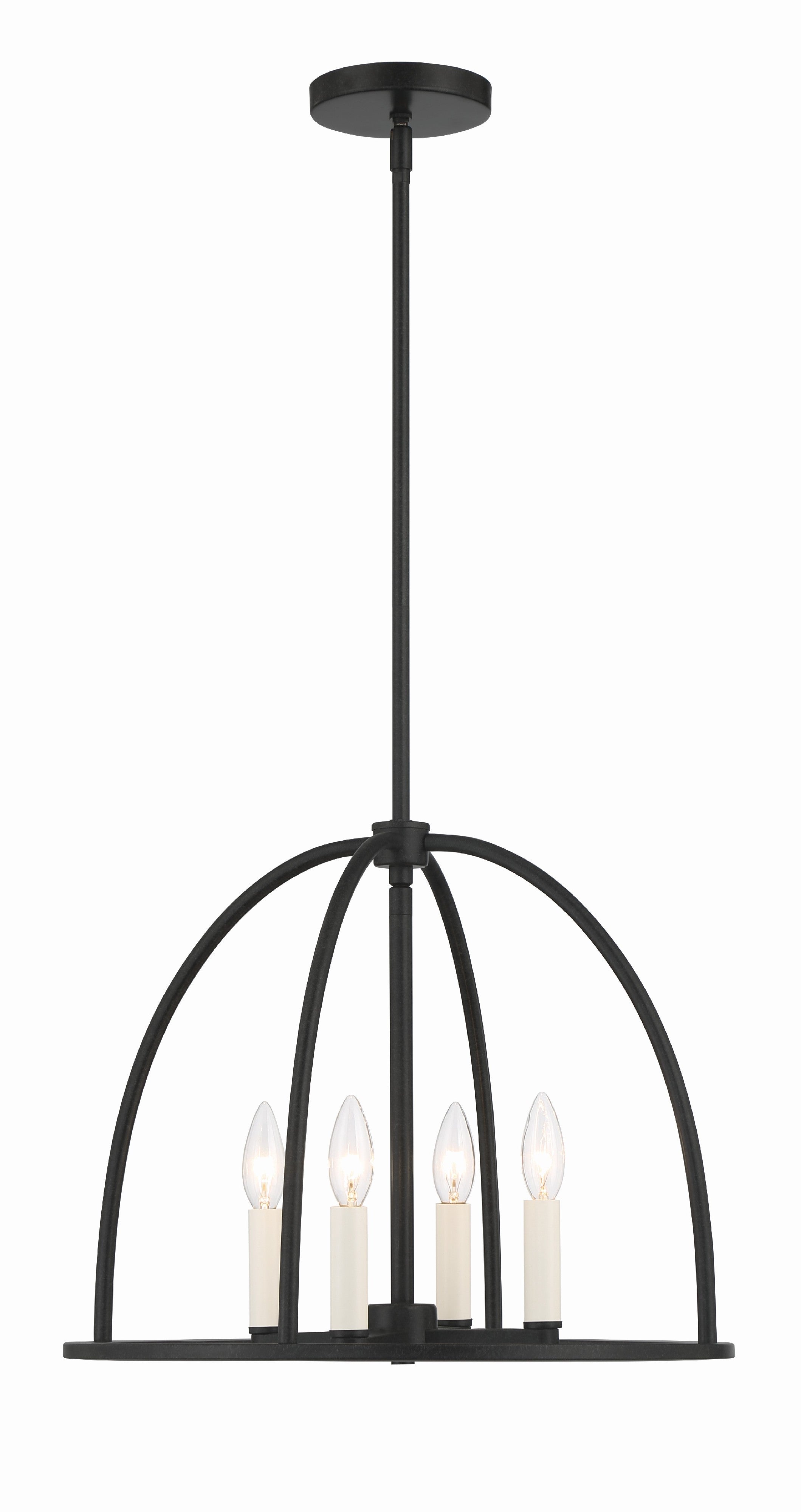 Abbott 18.25'' Black Chandelier